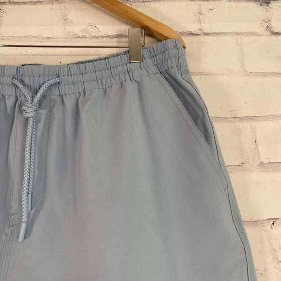 Todd Snyder Swim Trunks Men's Size Large Elastic Waist 5" Inseam Beach Blue NWT - Picture 3 of 9